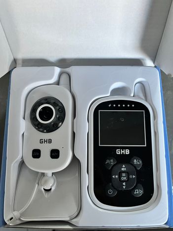 Moniteur bébé GHB – Caméra + Vision nocturne + Audio bidirectionnel