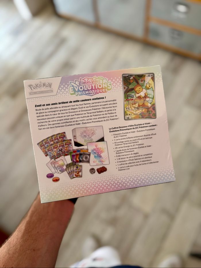 [NEUF] Coffret dresseur d’élite Pokémon EV8.5 Évolutions Prismatiques - photo numéro 4