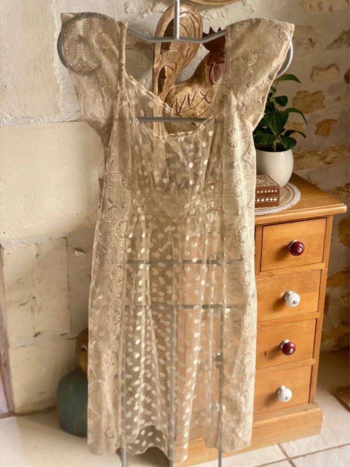 Ensemble 3pieces,Taille 36 robe la Fée Marabouthée - photo numéro 12