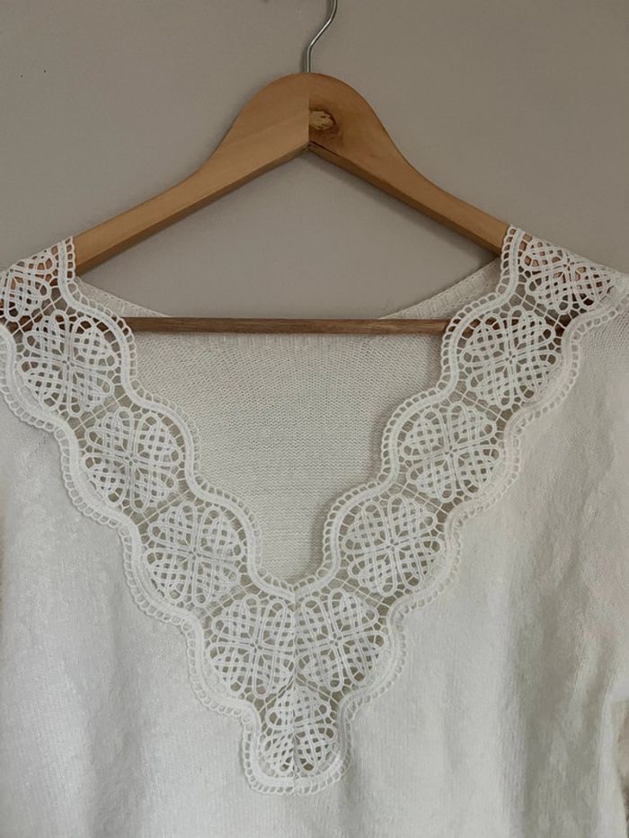 Robe pull blanche - photo numéro 4