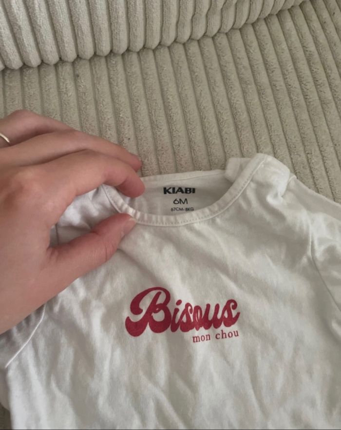 Lot de tee-shirts  6 mois - photo numéro 3