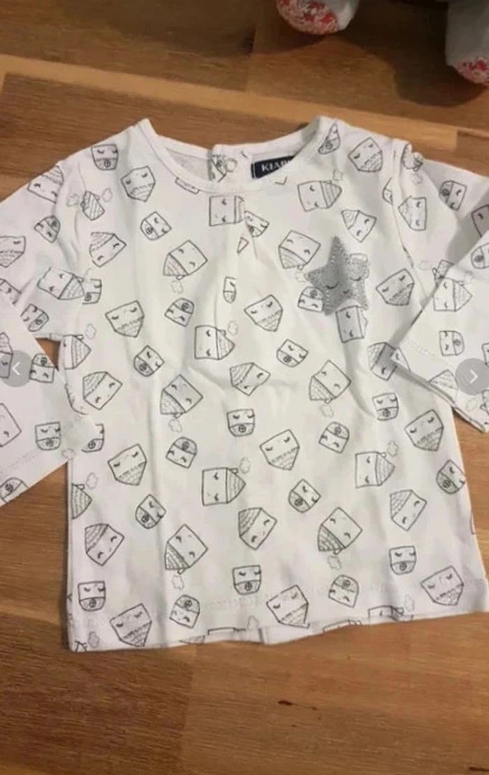 Lot  2 tee-shirt manches longues - photo numéro 2