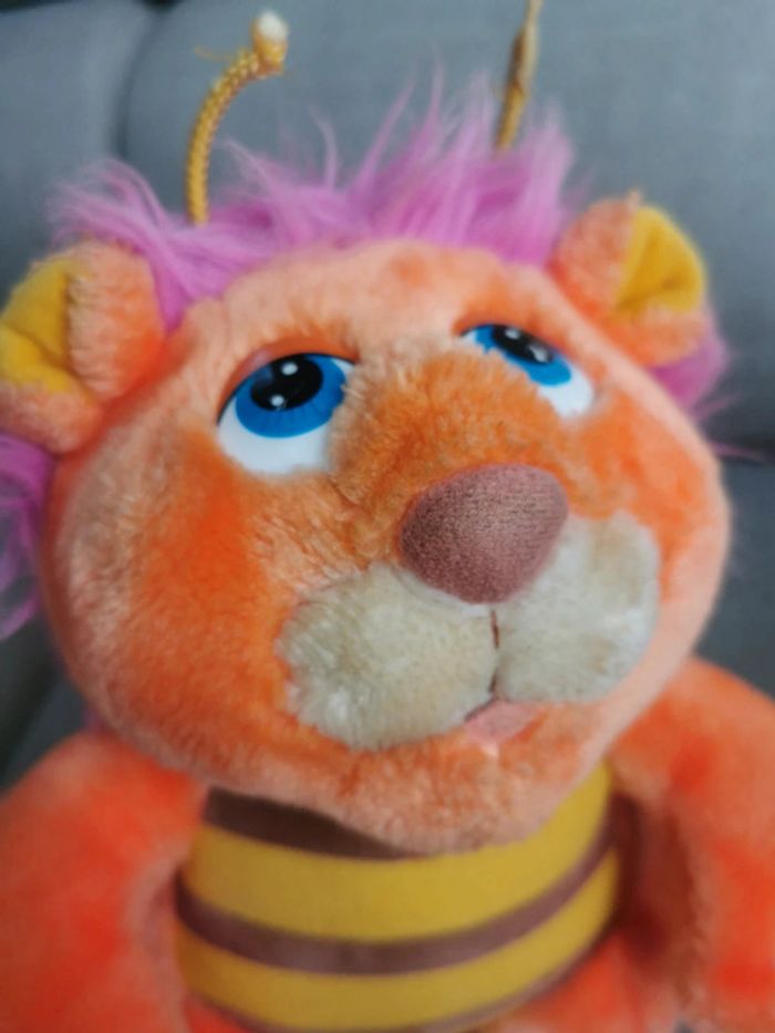 Peluche vintage 1984 Wuzzles Bumble lion Hasbro 30cm - photo numéro 5