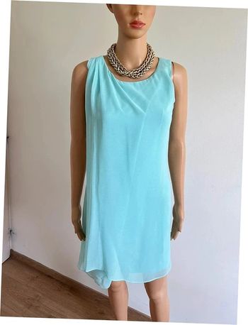 Robe bleue turquoise sans manches Naf Naf taille XS TBE