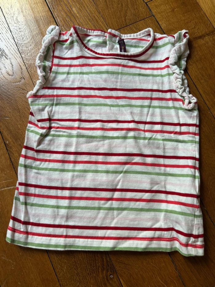 T-shirt manches courtes fille 3 ans sergent major très bon état