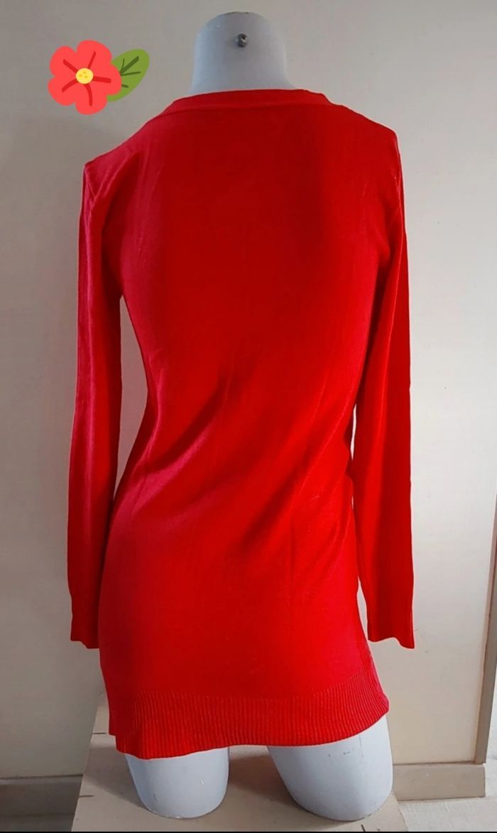 Gilet long rouge Drag Miss T 36 - photo numéro 3