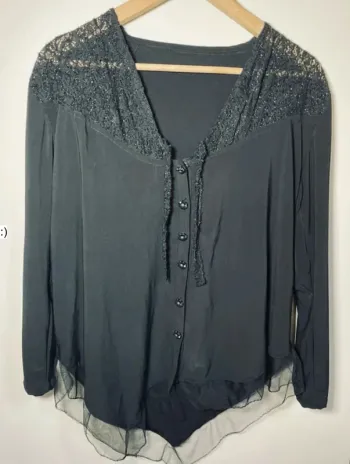 Chemiser léger noir femme taille 46