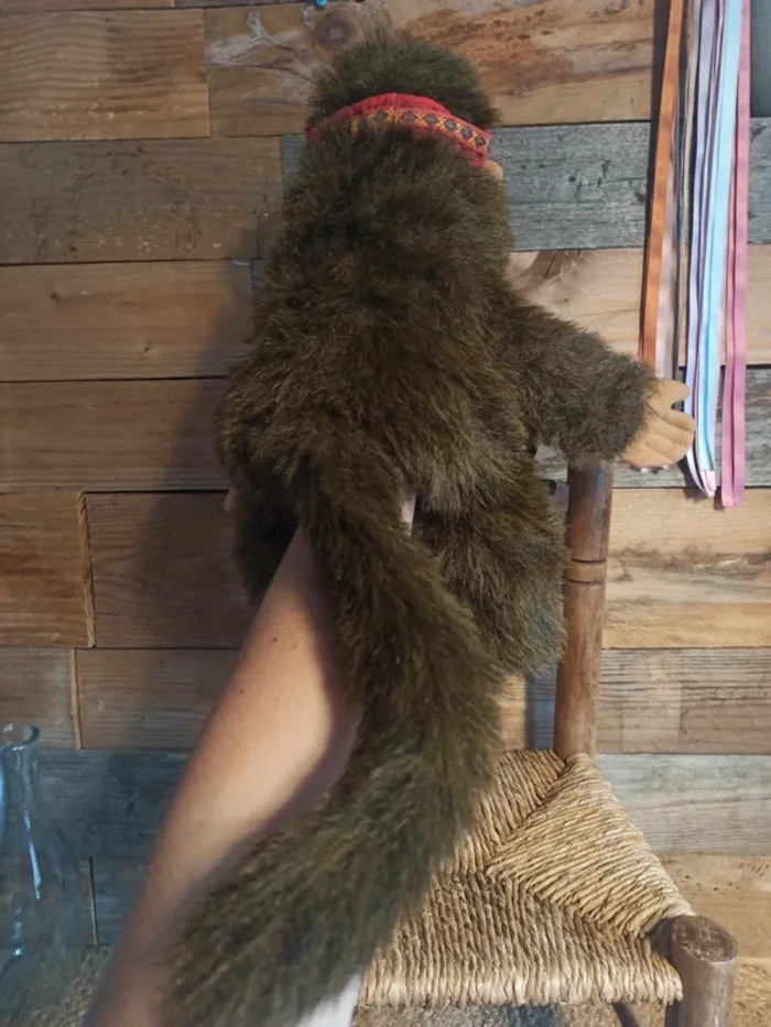 Peluche marionnette singe Hosung vintage tbe - photo numéro 7
