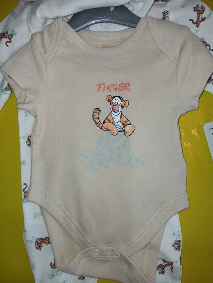 Ensemble 4 pièces garçon en coton disney winnie l'ourson 3 mois - photo numéro 5