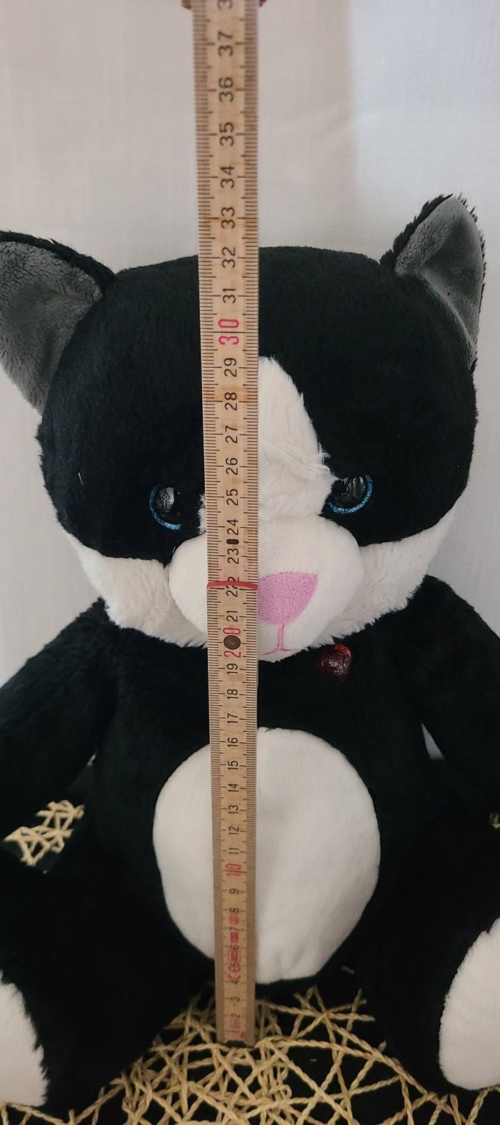 Chat Cloud Pets assis 35 cm, objet de collection - photo numéro 4