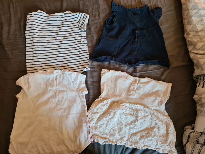 Lot de 4 t-shirts manches courtes - photo numéro 2