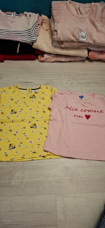 2 tee shirt 12 mois