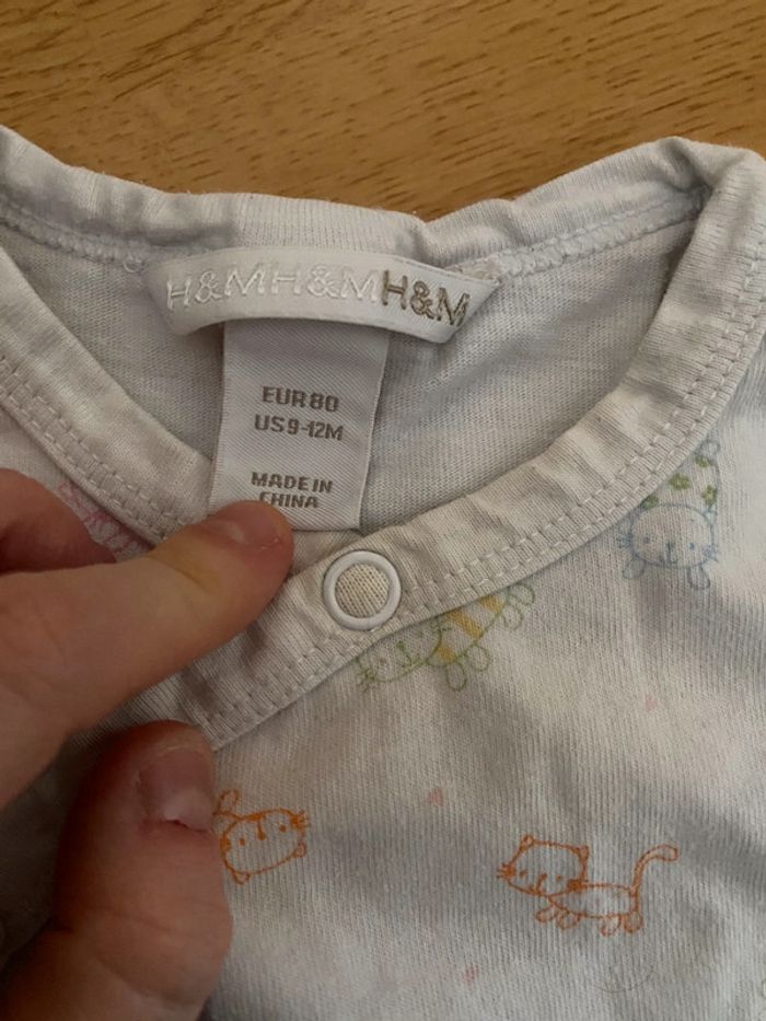 Combinaison/ pyjama été H&M 12 mois - photo numéro 3