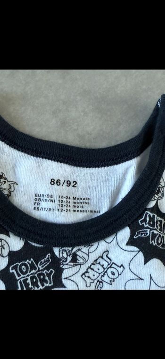 Maillot de corps Débardeur tee shirt Tom and Jerry 24 mois - photo numéro 4