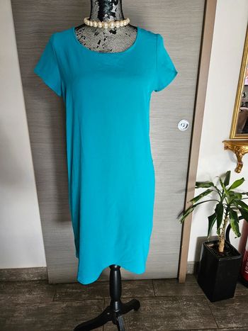 Robe turquoise