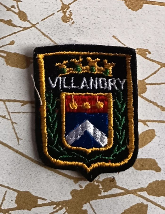 Écusson / blason à coudre ville de Villandry