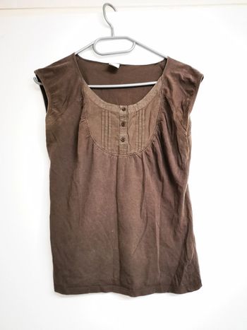 Blouse camaïeu marron 1 euro