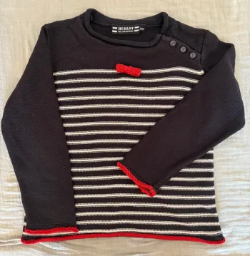 Pull marin fille Hublot 8 ans