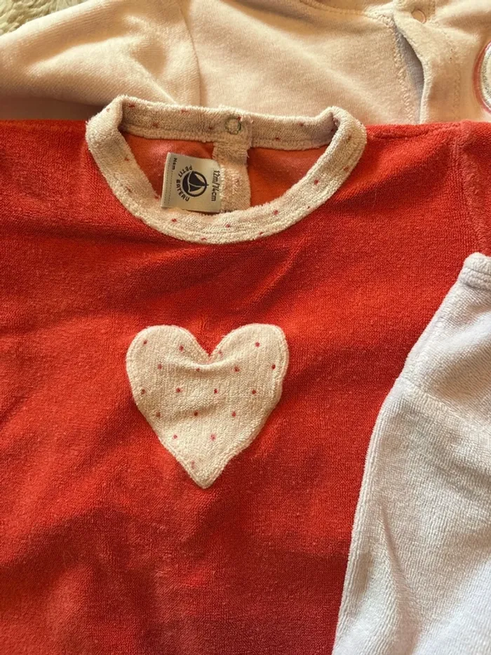 Lot 3 pyjamas velours - photo numéro 2