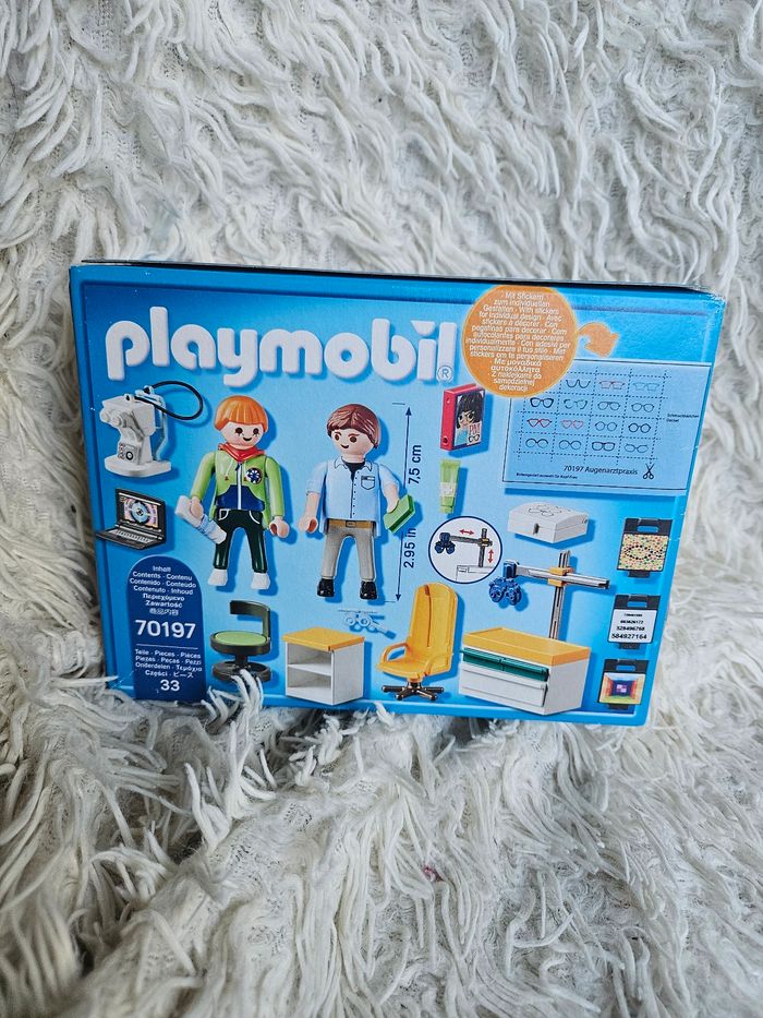 Jouet - jeux de construction playmobil 70197 cabinet d'ophtalmologie - Neuf - photo numéro 2