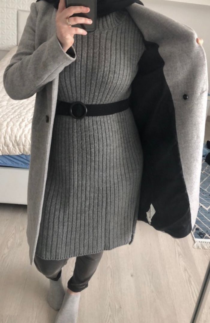 Manteau Gris clair - photo numéro 3