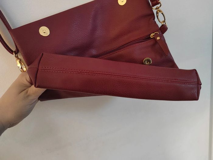 Sac / pochette bordeaux - photo numéro 5