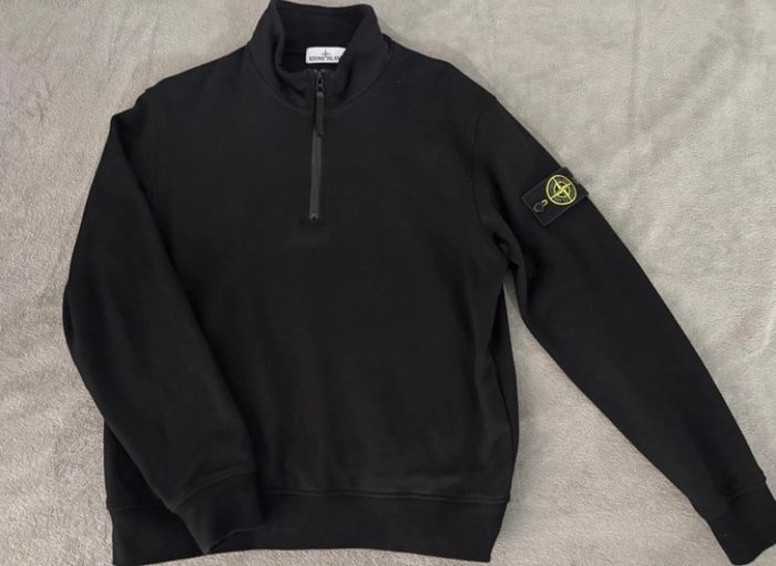 Pull stone island noir M - photo numéro 3