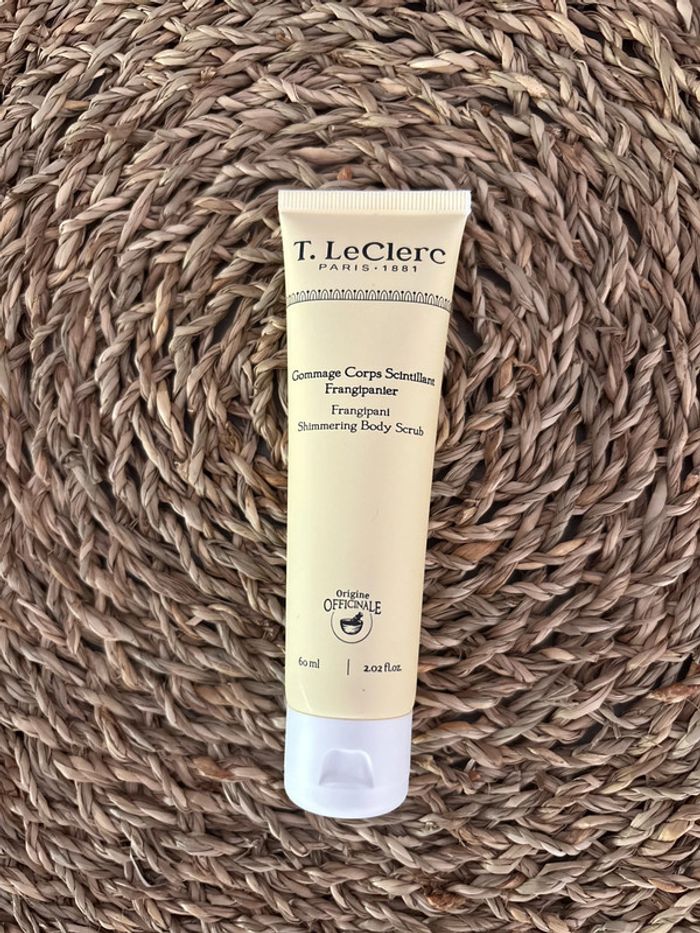 Gommage corps scintillant T. LeClerc – Frangipanier (60 ml)