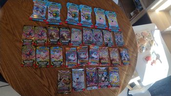 Lot booster pokémon vide - aventure ensemble / équilibre parfait / étincelles déferlantes/ astres radieux/ origine perdue / écarlate et violet / couronne stellaire 
