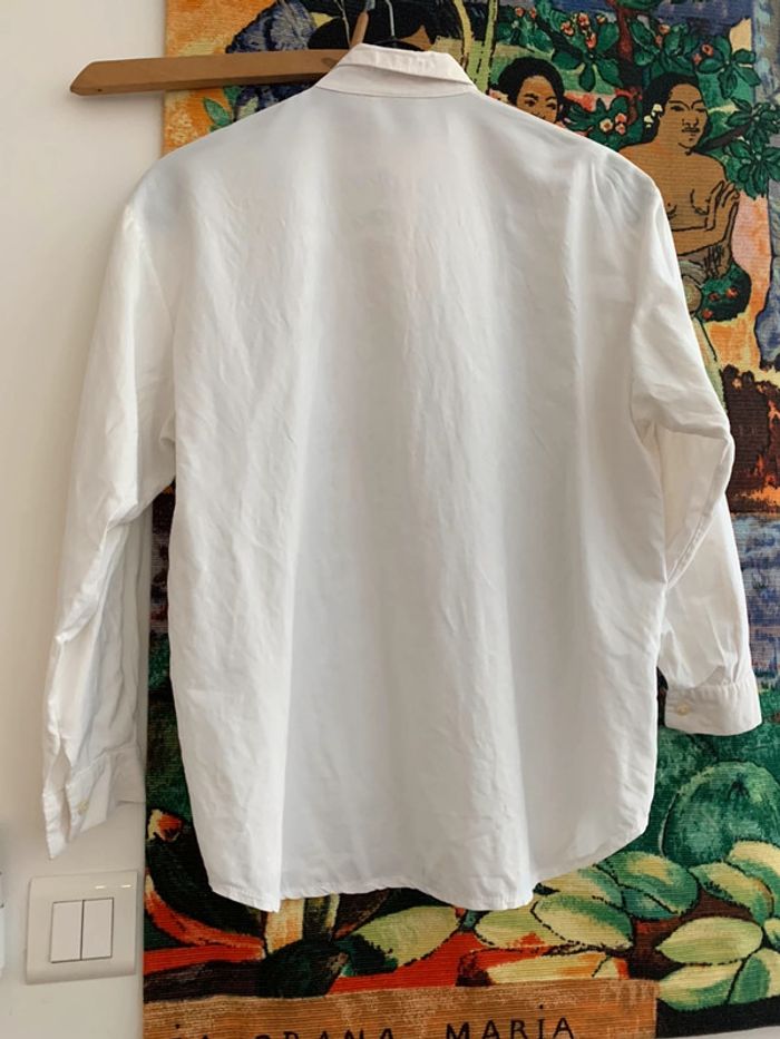 Chemise 👔blanche noire vintage taille 38 de Promod - photo numéro 4