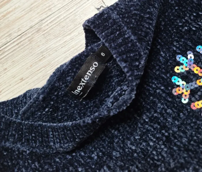 Pull bleu et holographique - photo numéro 2