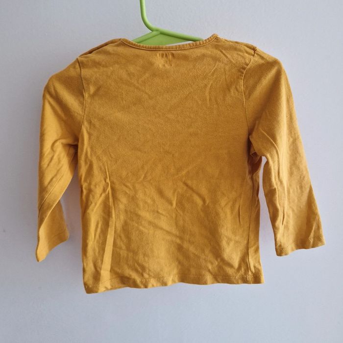 2 ans tee-shirt jaune moutarde - photo numéro 3