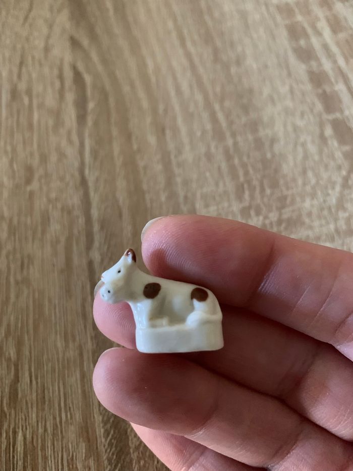 Lot de 5 fèves animaux de la ferme - photo numéro 4