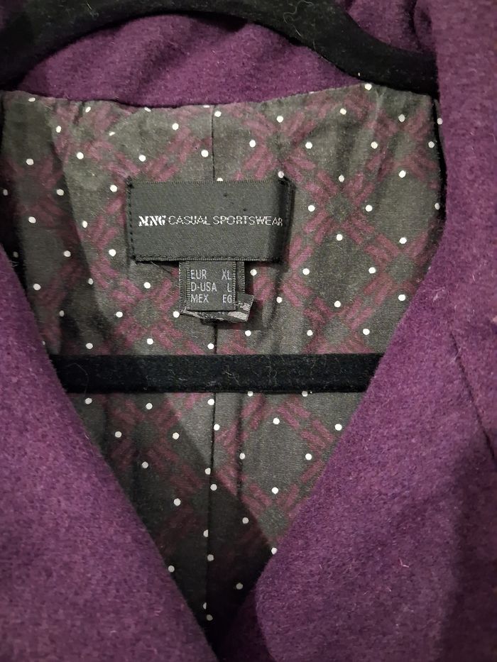 Manteau femme Mango 55% laine - photo numéro 3