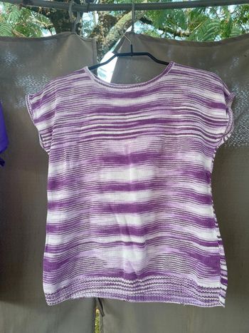 Tee shirt violet