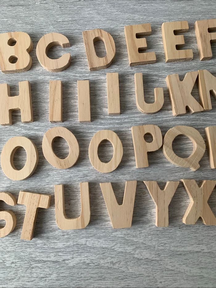 Lot de lettres en bois - photo numéro 3