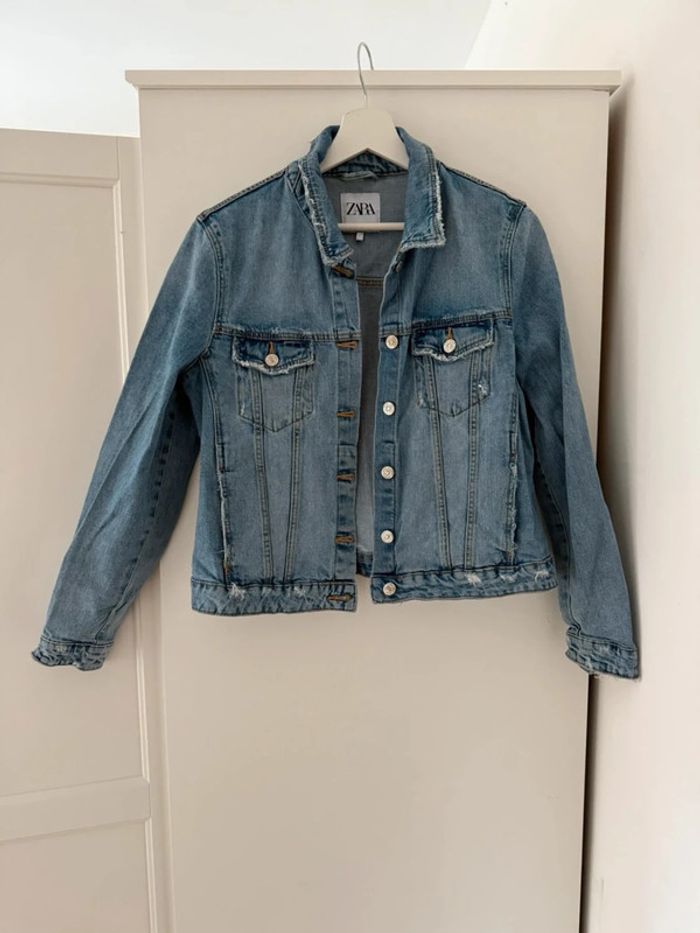 Belle veste en jean Zara bleu used 🌸 40 L