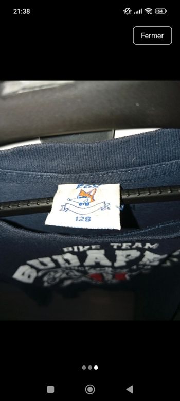 Tee shirt manche courte