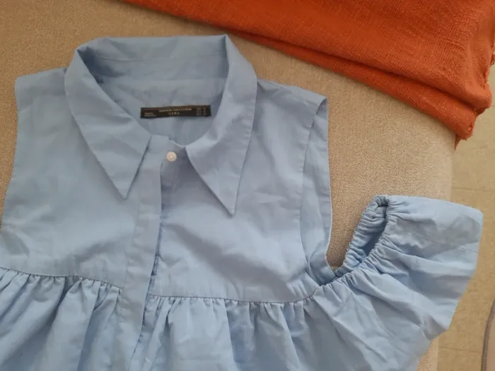 Blouse épaules dénudées neuve Zara - photo numéro 2