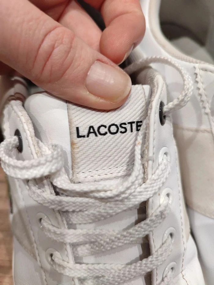 Basket homme taille 41 Lacoste - photo numéro 8