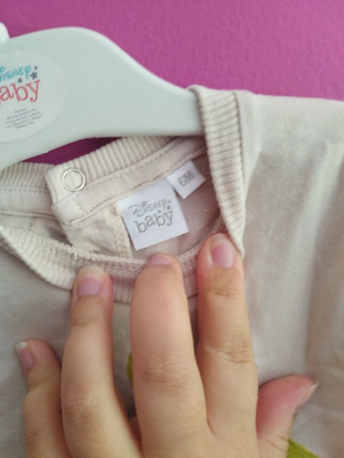 Tee shirt manches longues garçon Disney taille 6 mois b7 - photo numéro 3