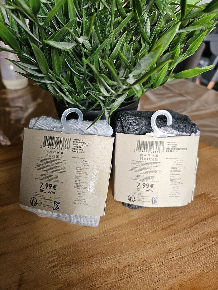 Lot de 2 collants DPAM taille 13/14 dpd0 NEUF 🌸 - photo numéro 2