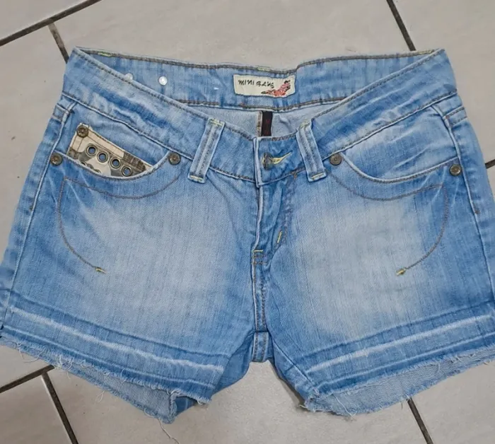 Short en jean court