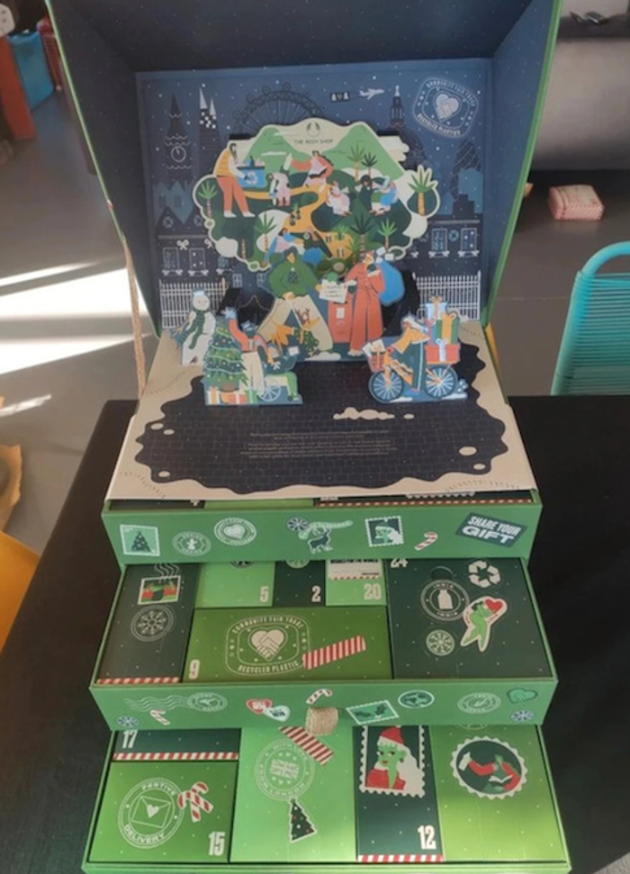 Calendrier de l'avent VIDE Body Shop