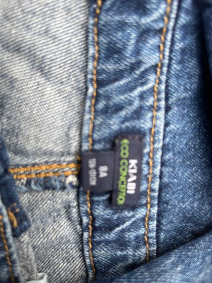 Salopette short en jean 8 ans Kiabi - photo numéro 5