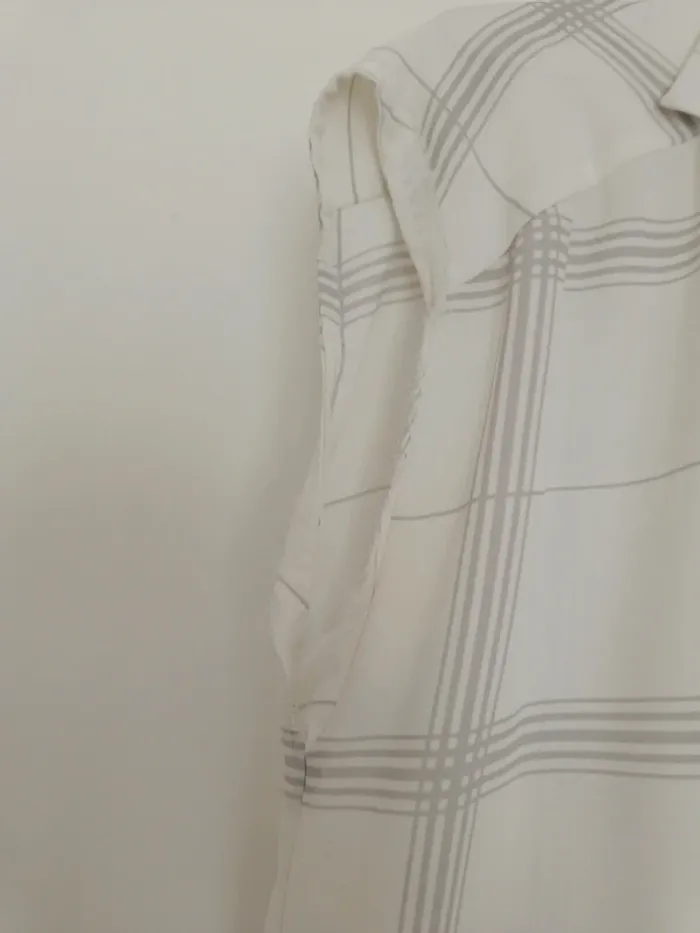 Chemise voile légèrement transparente Mango loose M - photo numéro 5