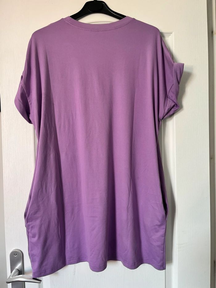 Robe t-shirt violet parme shein - photo numéro 3