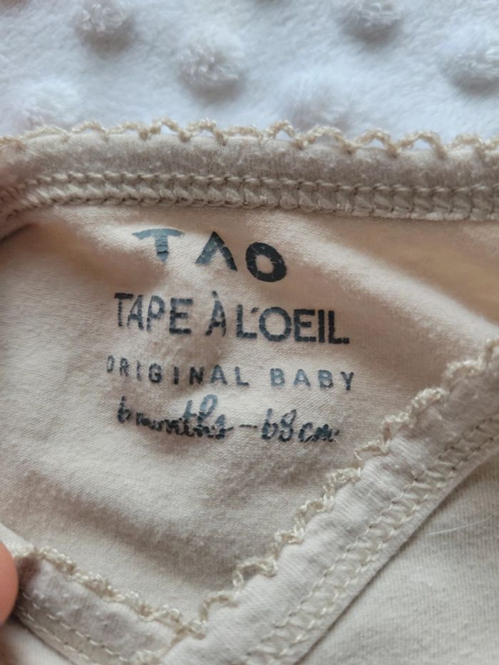Lot de 6 bodies mixtes bébé manches longues – Tape à l’œil - photo numéro 3