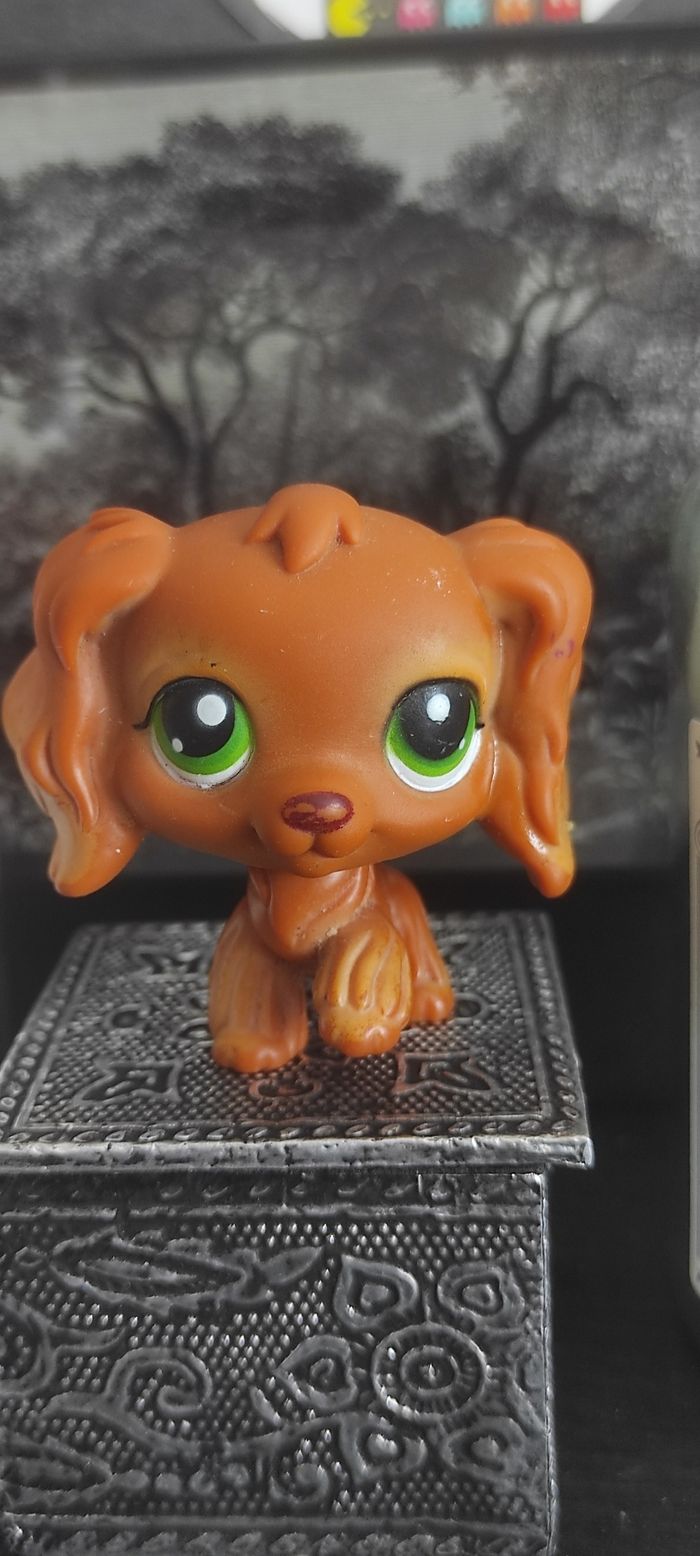 My Littlest Petshop Pet Shop LPS Authentic Authentique Dog Spaniel 252 Epagneul - photo numéro 4
