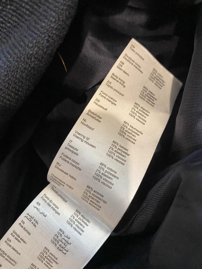 Manteau Claudie pierlot demi saison coton Glen 42 - photo numéro 5